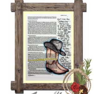 John 14:5 – Cowboy Boots and Hat