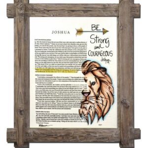 Joshua 1:9 – Lion