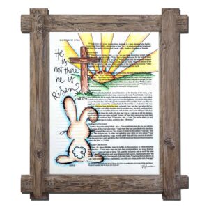 Matthew 28:6 – Bunny Cross