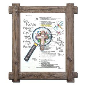 Psalm 34:3 – Magnifying Glass