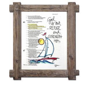 Psalm 46:1 – Sailboat